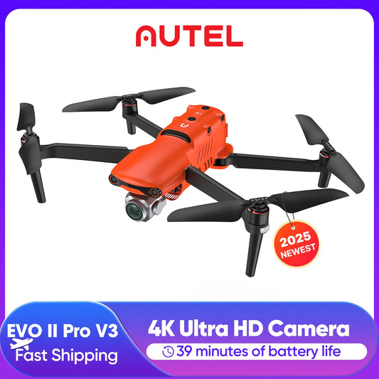 Autel EVO II Pro V3 Drone 6K Professional HD Camera 1Inch CMOS 10 KM Image Transmission 720° Obstacle Avoidance Brushless Drones