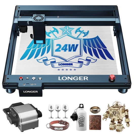 [EU/US Direct] Laser B1 20W Laser Engraver Cutter, 4-Core Laser Head, 22-24W Output Power, 450 X 440Mm Engraving Area