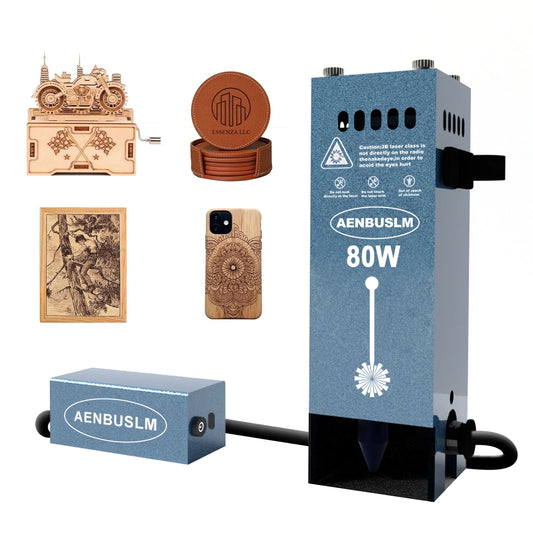 40W 80W Laser Engraver CNC Router Laser Engraving Head Laser Module Laser Cutting Wood Carving Laser Woodworking Tools