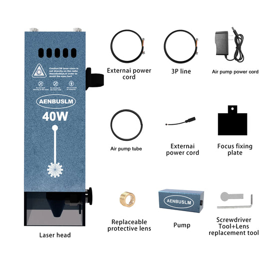 40W 80W Laser Engraver CNC Router Laser Engraving Head Laser Module Laser Cutting Wood Carving Laser Woodworking Tools